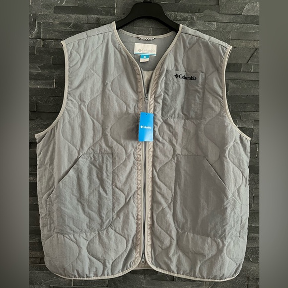 Columbia Water-Repellent Wind-Resistant Quilted Insulated Light Weight Vest XXL - Picture 5 of 16